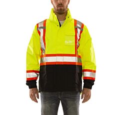 Tingley J24122C Icon X-Back Jacket In Fluorescent Yellow With Two-Tone Reflective Tape