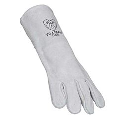 Tillman 1000Ll 13" Pearl Shoulder Split Cowhide Cotton Lined Stick Welders Gloves, Size Large, Left Hand Only