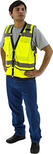 Majestic 75-3207 Hi-Viz Heavy Duty Mesh Vest, Class 2