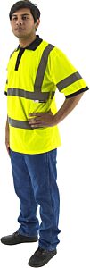 Majestic 75-5311 Hi-Viz Short Sleeve Polo Shirt, Class 3