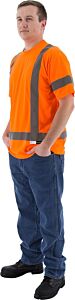 Majestic 75-5304 Hi-Viz Short Sleeve Shirt, Ansi 3