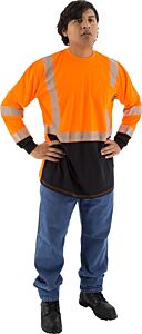 Majestic 75-5258 Hi-Viz Shirt With Reflective Chainsaw Striping, Ansi 2