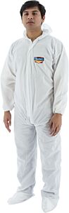 Majestic 74-203 Sms Coveralls With Hood, Boots, Wrist & Ankle