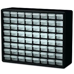 Akro-Mils 10164 Cabinet, Plastic Storage Cabinet 64 Drawer