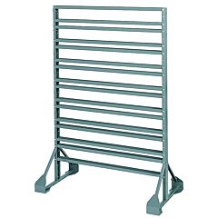 Akro-Mils 30016 Rack, Rail Rack, 2-Sided, 16 Rails, Gray