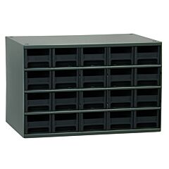 Akro-Mils 19320Blk Cabinet, 19-Series Steel Cabinet W/ 20 Drawers