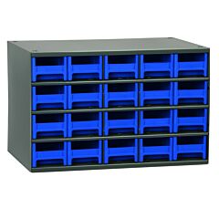 Akro-Mils 19320Blu Cabinet, 19-Series Steel Cabinet W/ 20 Drawers