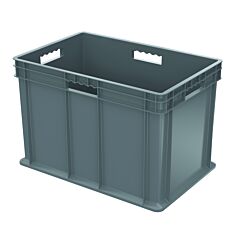 Akro-Mils 37686Grey Container, Straight Wall Container, Solid
