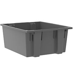 Akro-Mils 35225Grey Tote, Nest & Stack Tote 23-1/2 X 19-1/2 X 10