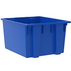 Akro-Mils 35230Blue Tote, Nest & Stack Tote 23-1/2 X 19-1/2 X 13