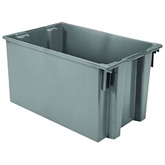 Akro-Mils 35300Grey Tote, Nest & Stack Tote 29-1/2 X 19-1/2 X 15