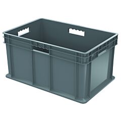 Akro-Mils 37682Grey Container, Straight Wall Container, Solid
