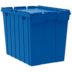 Akro-Mils 39170Blue Container, Attached Lid Container 17 Gal
