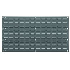 Akro-Mils 30636 Wall Panel, Louvered Wall Panel, 35-3/4 X 19, Gray