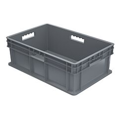 Akro-Mils 37688Grey Container, Straight Wall Container, Solid