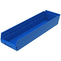 Akro-Mils 30164Blue Bin, Shelf Bin 23-5/8 X 6-5/8 X 4, Blue