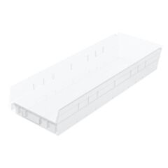 Akro-Mils 30164Sclar Bin, Shelf Bin 23-5/8 X 6-5/8 X 4, Clear