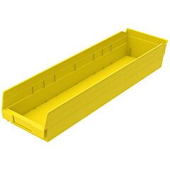 Akro-Mils 30164Yello Bin, Shelf Bin 23-5/8 X 6-5/8 X 4, Yellow