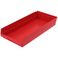 Akro-Mils 30174Red Bin, Shelf Bin 23-5/8 X 11-1/8 X 4, Red