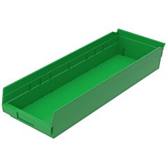 Akro-Mils 30184Green Bin, Shelf Bin 23-5/8 X 8-3/8 X 4, Green