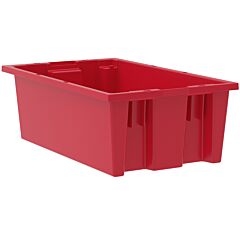 Akro-Mils 35180Red Tote, Nest & Stack Tote 18 X 11 X 6, Red