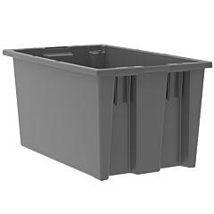 Akro-Mils 35185Grey Tote, Nest & Stack Tote 18 X 11, 9, Gray