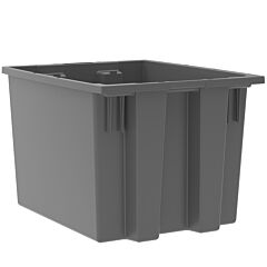 Akro-Mils 35195Grey Tote, Nest & Stack Tote 19-1/2 X 15-1/2 X 13