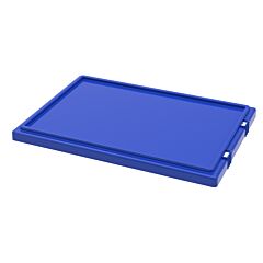 Akro-Mils 35201Blue Lid For Nest & Stack Totes 35200, Blue