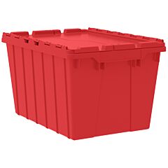 Akro-Mils 39120Red Container, Attached Lid Container 12 Gal