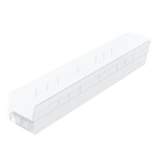 Akro-Mils 30124Sclar Bin, Shelf Bin 23-5/8 X 4-1/8 X 4, Clear