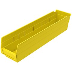 Akro-Mils 30128Yello Bin, Shelf Bin 17-7/8 X 4-1/8 X 4, Yellow