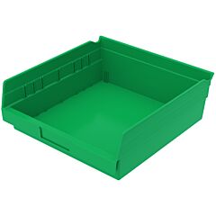 Akro-Mils 30170Green Bin, Shelf Bin 11-5/8 X 11-1/8 X 4, Green