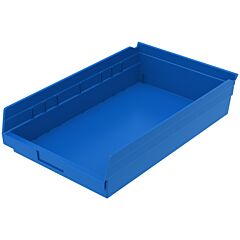 Akro-Mils 30178Blue Bin, Shelf Bin 17-7/8 X 11-1/8 X 4, Blue