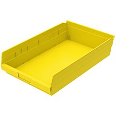 Akro-Mils 30178Yello Bin, Shelf Bin 17-7/8 X 11-1/8 X 4, Yellow