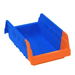 Akro-Mils 36462Blue Bin, Indicator Bin 11-5/8 X 6-3/4 X 4/Orange