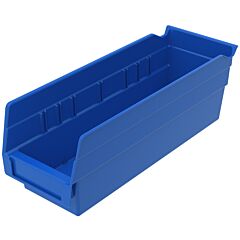 Akro-Mils 30120Blue Bin, Shelf Bin 11-5/8 X 4-1/8 X 4, Blue