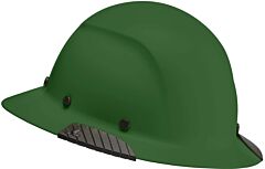 Lift Safety Hdf-19Gg Dax Fiber Resin Full Brim Type I Hard Hat, Class G, Green
