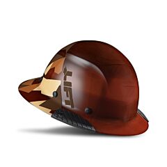 Lift Safety Hdf50-20Cd Dax Fiber Resin Full Brim Type I Hard Hat, Class G, 50/50 Desert Camo Gloss