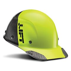 Lift Safety Hdc50C-19Hc Dax Carbon Fiber Standard Type I Hard Hat 50-50, Yellow/Black