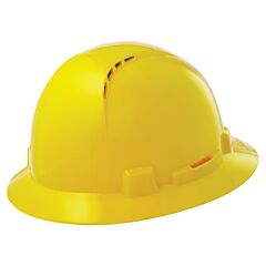 Lift Safety Hbfc-7L Briggs Full Brim Hard Hat, Vented, Yellow