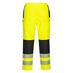 Portwest Pw386 Pw3 Hi-Vis Women'S Rain Pants, Class E, Yellow/Black