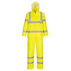 Portwest H448 Hi-Vis Packaway Rainsuit, Class 3, Yellow