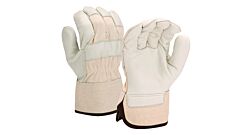Pyramex Gl1003Wxl Premium Grain Leather Palm Safety Cuff Gloves, Size X-Large