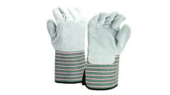 Pyramex Gl1005Wl Split Cowhide Full Back Leather Palm Gloves, Size Large
