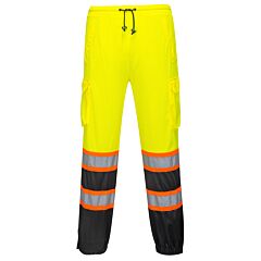 Portwest Us388 Two-Tone Mesh Overpants, Yellow/Black
