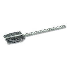 Weiler 21023 Burrite Power Tube Brush, 3/8 In Dia, Stainless Steel, 2000 Rpm