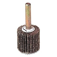 Weiler 30719 Wolverine® Mounted Flap Wheel, 1 In Dia, 40 Grit, 30000 Rpm
