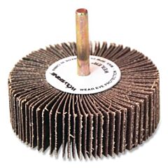 Weiler 30735 Wolverine® Mounted Flap Wheel, 3 In Dia, 60 Grit, 20000 Rpm