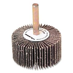 Weiler 30737 Wolverine® Mounted Flap Wheel, 2 In Dia, 60 Grit, 25000 Rpm