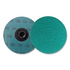 Weiler 60397 Metal Hub Style Blending Disc, Zirconia Alumina, 3 In Dia, 120 Grit